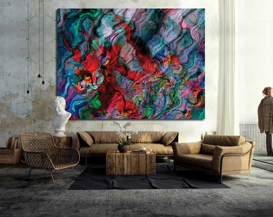 Estudios florales 6/XL large original artwork