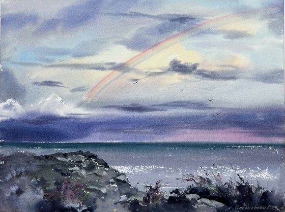 Rainbow over the sea #3