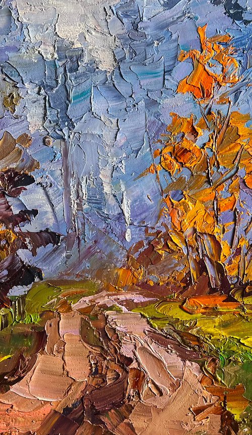 Road to the Autumn Forest by Boris Serdyuk