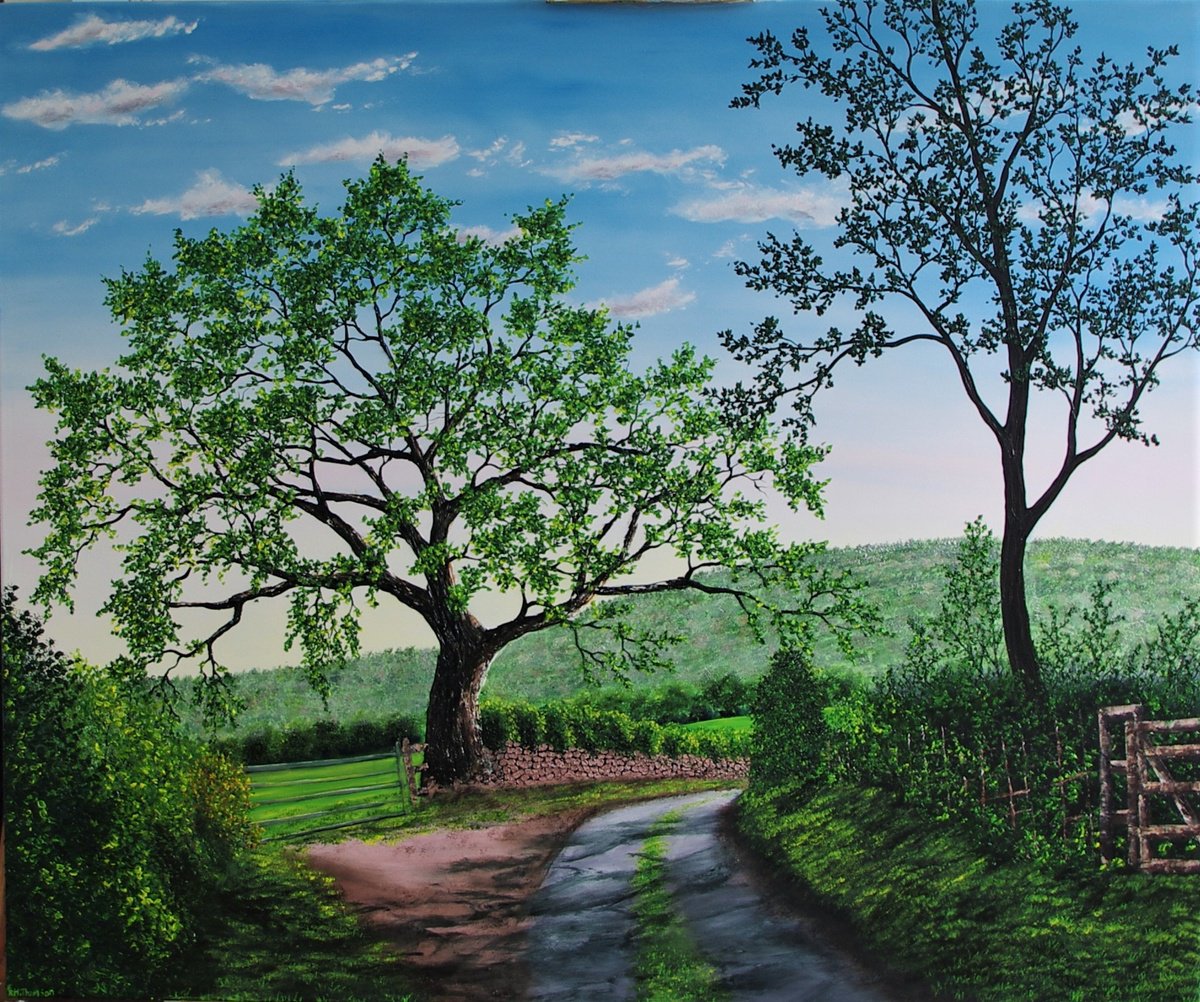 Mighty Oak In Summer by Hazel Thomson