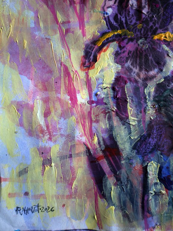 Fantasy with Flowers 339: paper 59x42cm