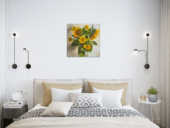 Sunflowers bouquet