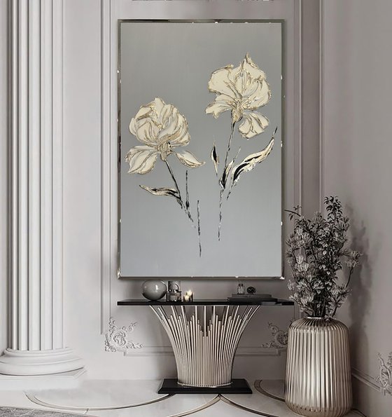 Elegant Voluminous Irises