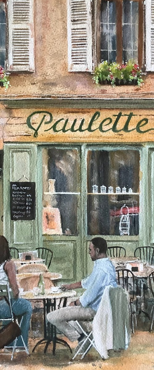 Paulette cafe, Contignac by Darren Carey