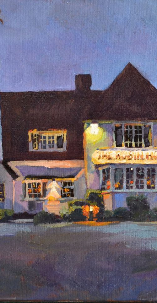 Cambridge. The Pub In The Dark. by Irina Ushakova
