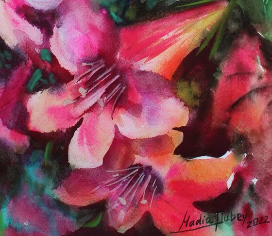 Watercolor flowers