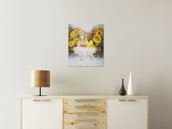 В ПОДСОЛНУХАХ.Анна Добродий