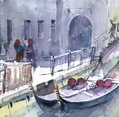 Venice impression I by Goran Žigolić Watercolors