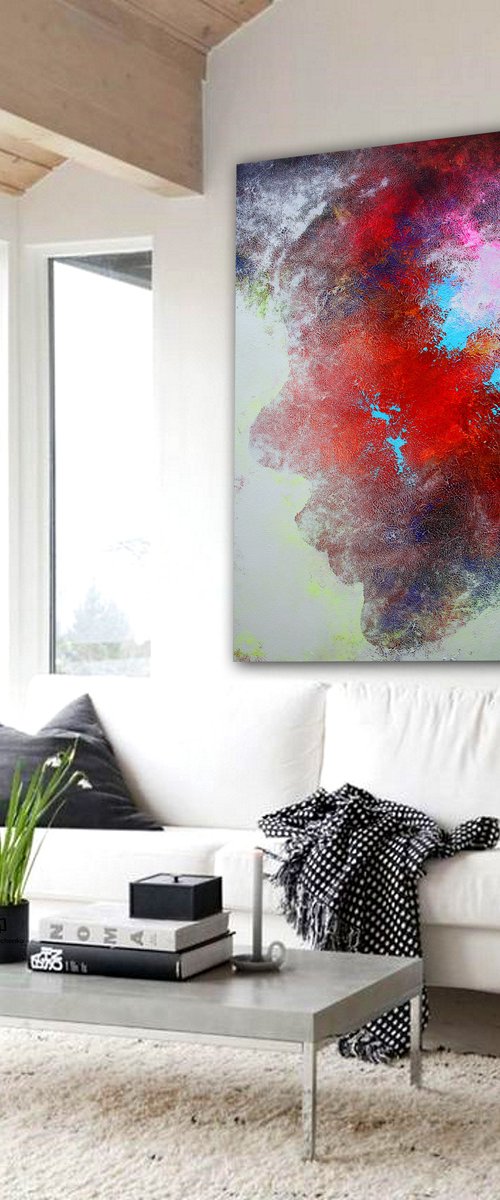 150x100cm. / extra large painting / Prima by Alex Senchenko