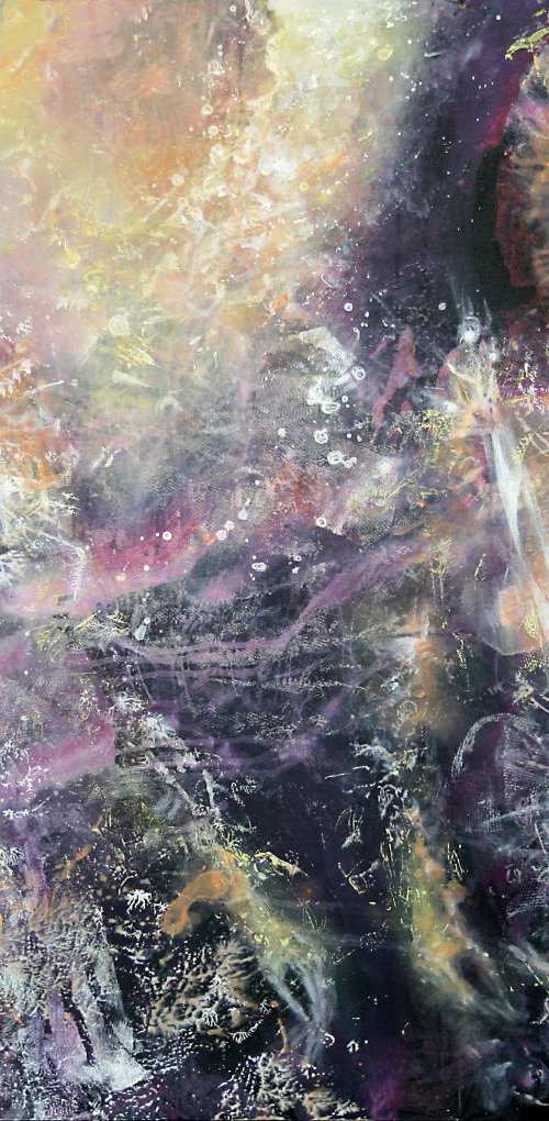 GOURGEOUS NIGHT INCANDESCENT STARS COSMIC WEDDING LIGHT DUST COUPLE IN LOVE BY MASTER KLOSKA by Kloska Ovidiu