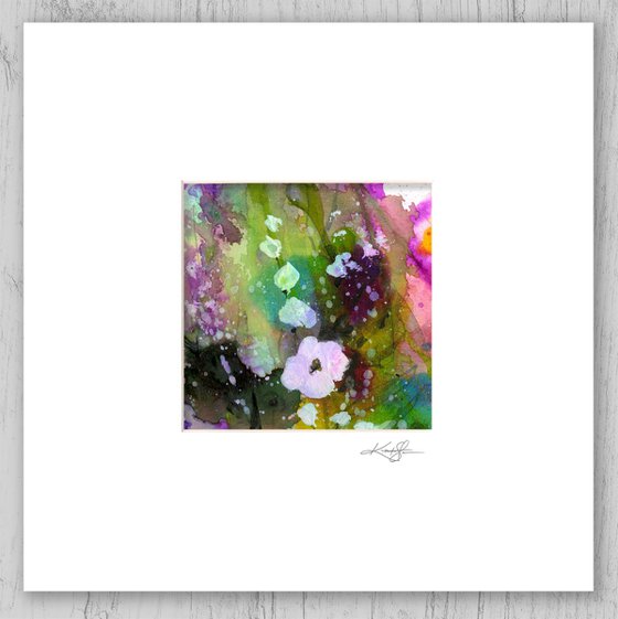 Floral Delight 40 - Floral Abstract Painting by Kathy Morton Stanion