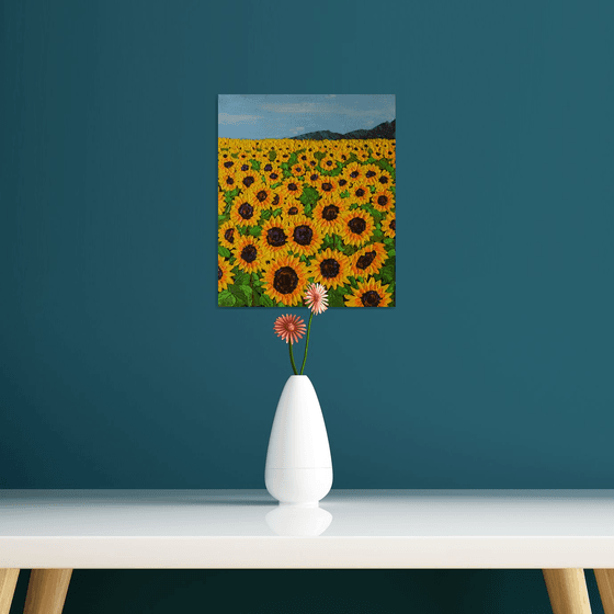 Sunflowers ! Ready to hang