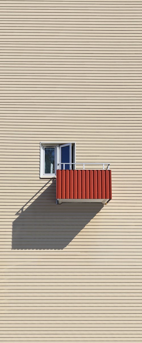 Lonely balcony by Marcus Cederberg