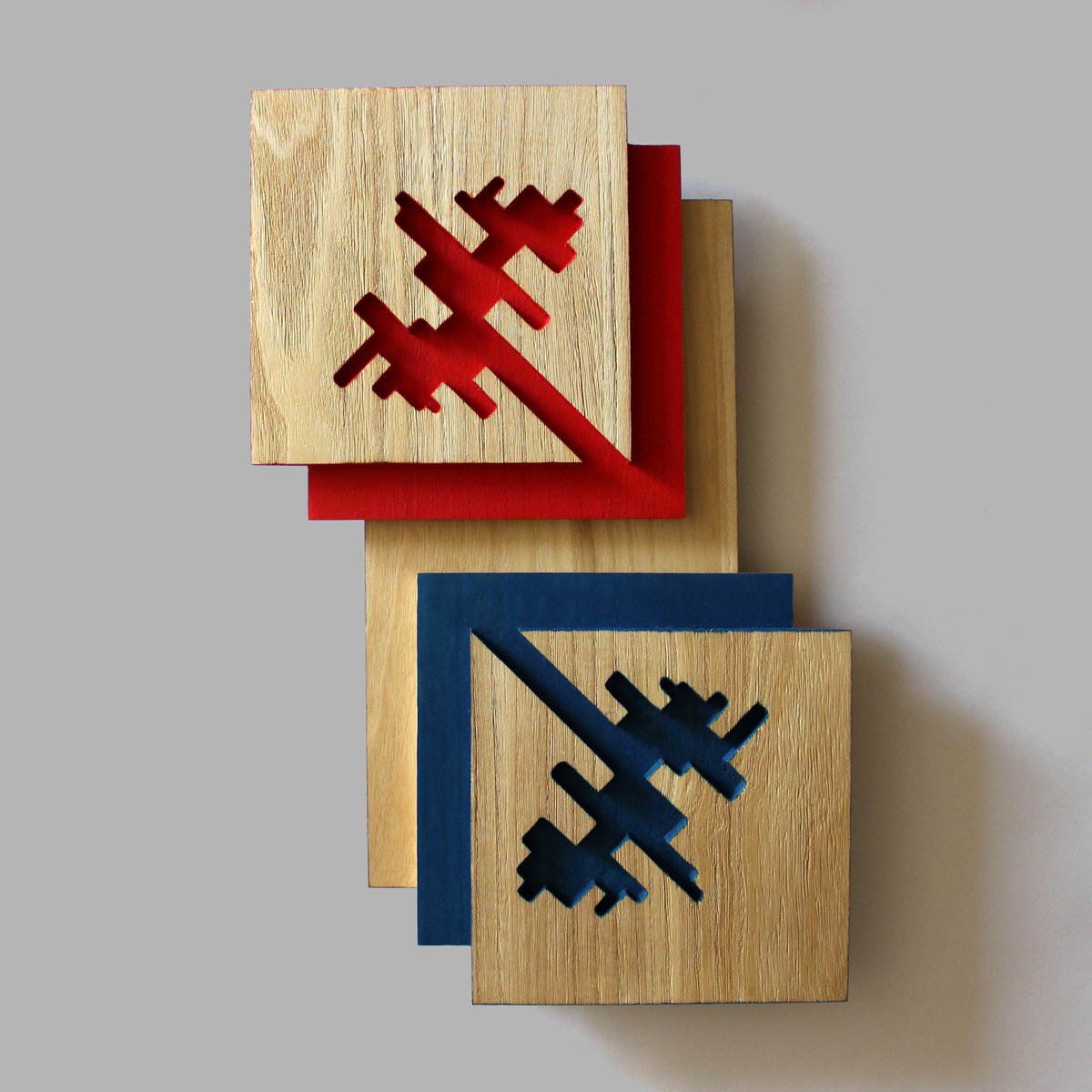 Urban And Pop Abstract Relief By Nikolay Martinov, 11 X 16", "Machine Parts Iii", Original Artwork