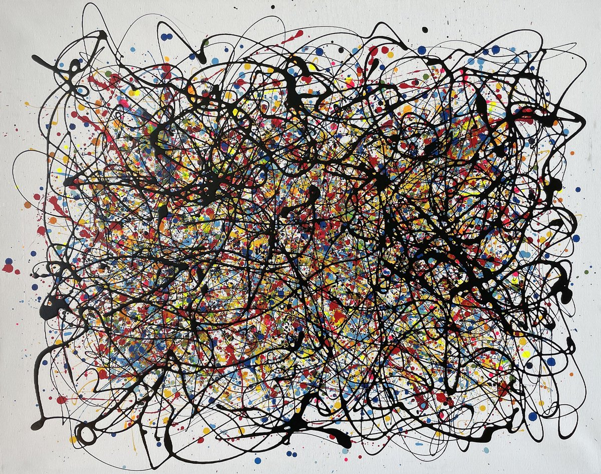 Rojo Y Negro By Juan Jose Garay, 39 X 31, Artwork For Sale On Artfinder
