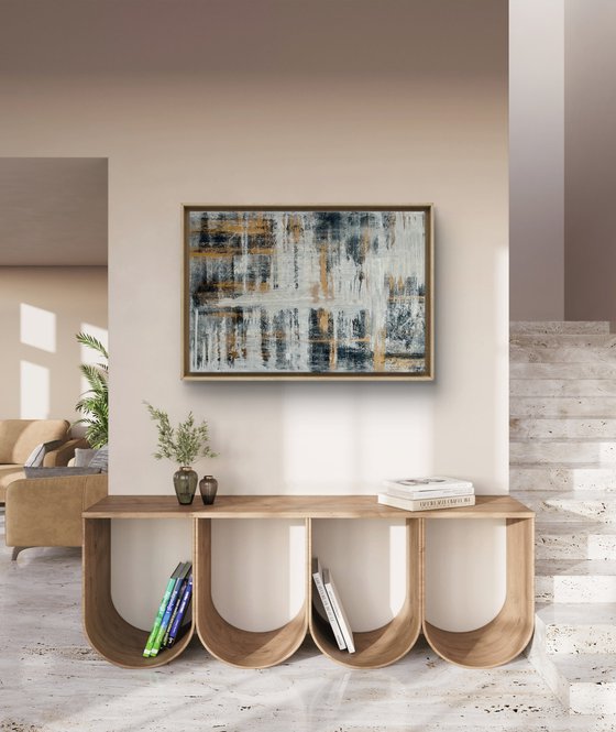 White Drift 100x70x2 cm