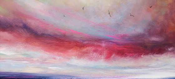 "Catharsis" - Cornish Seascape, Art, Skyscape