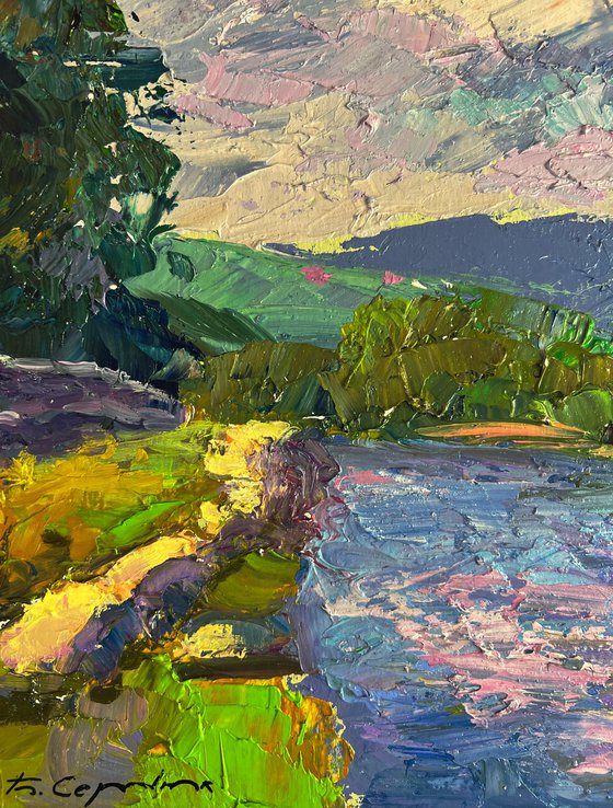 A Mountain River Flows