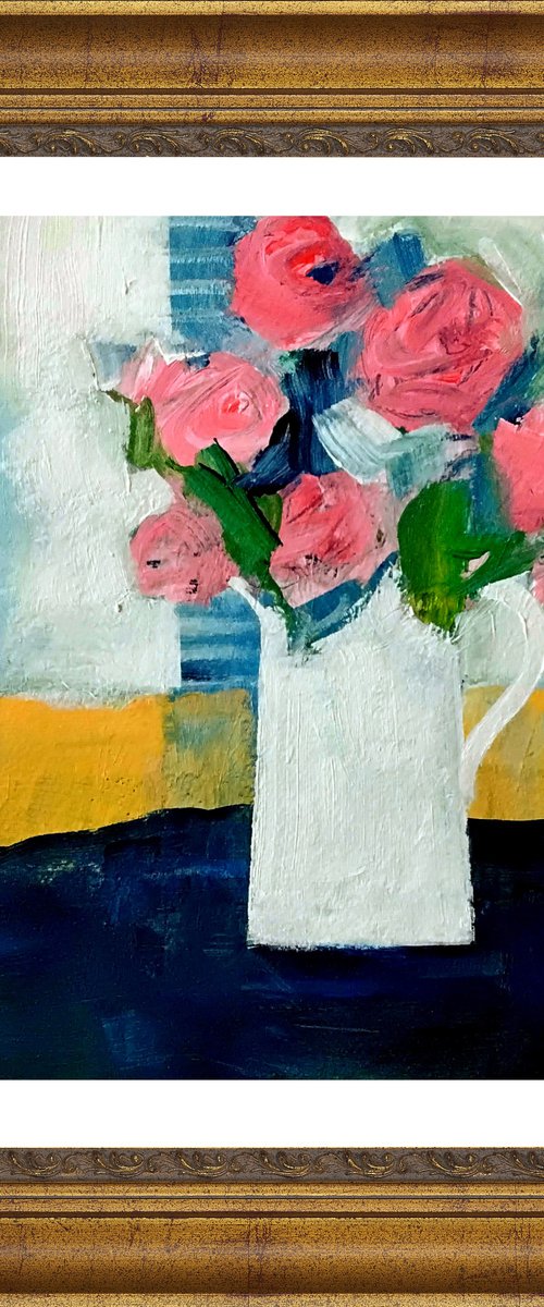 Pink Roses II by Jan Rippingham