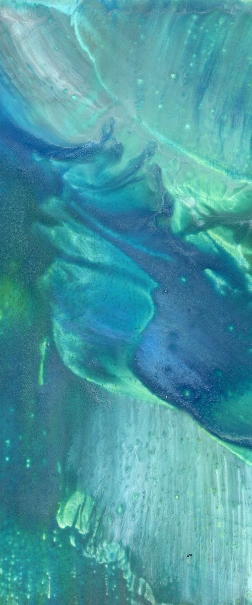 Encaustic Abstract 49 by Alona Hryn