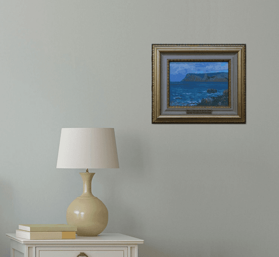 Storm at sea. Cape Kuron