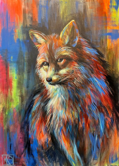 Fox gaze by Maria Kireev