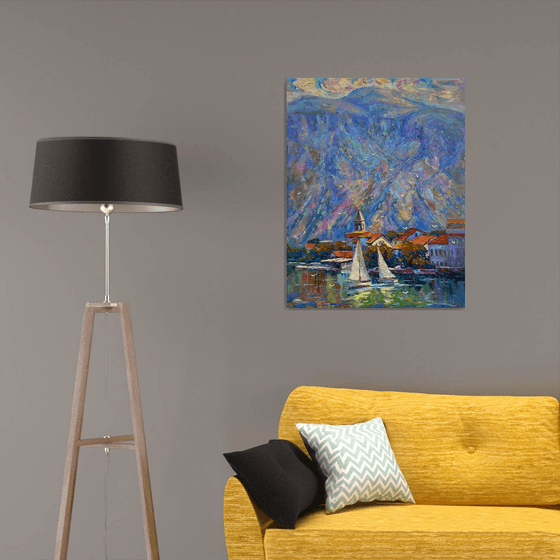 "Evening in the mountains"