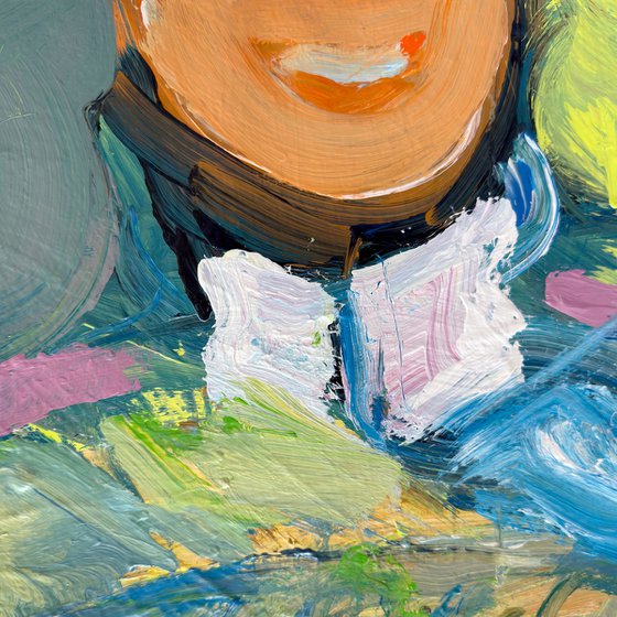 Self-Portrait with Fish