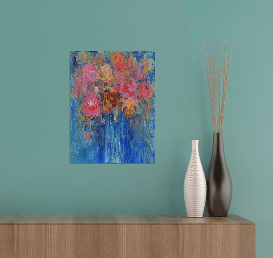 Bouquet on Blue II