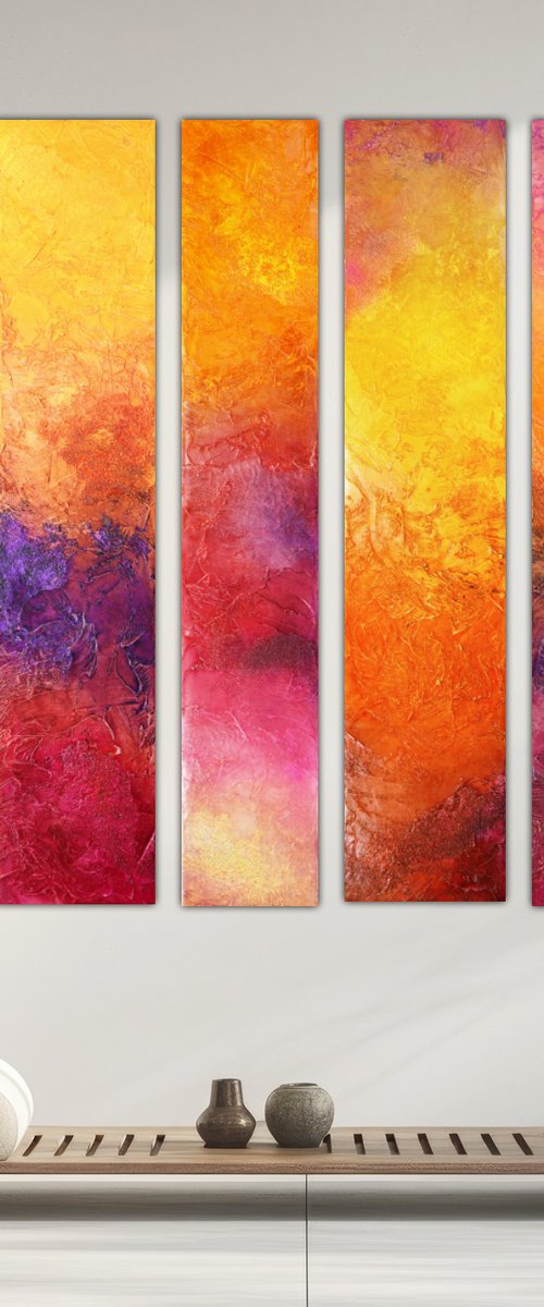 Pillars of colors - Be Bold by Andrada Anghel