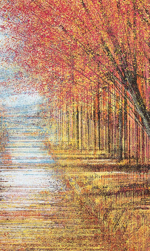 Trees at Sunset - reserved for Kirsty by Marc Todd