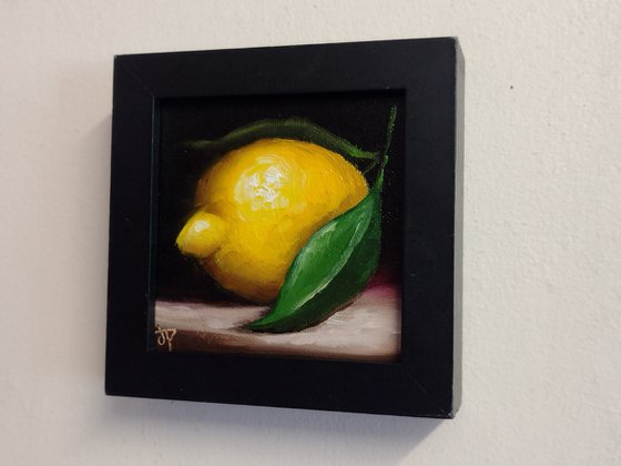 Little lemon still life