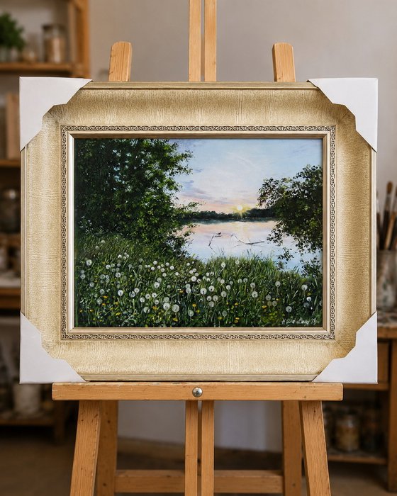 Summer Sunset Meadow