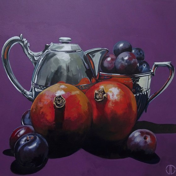 Still Life With Pomegranates