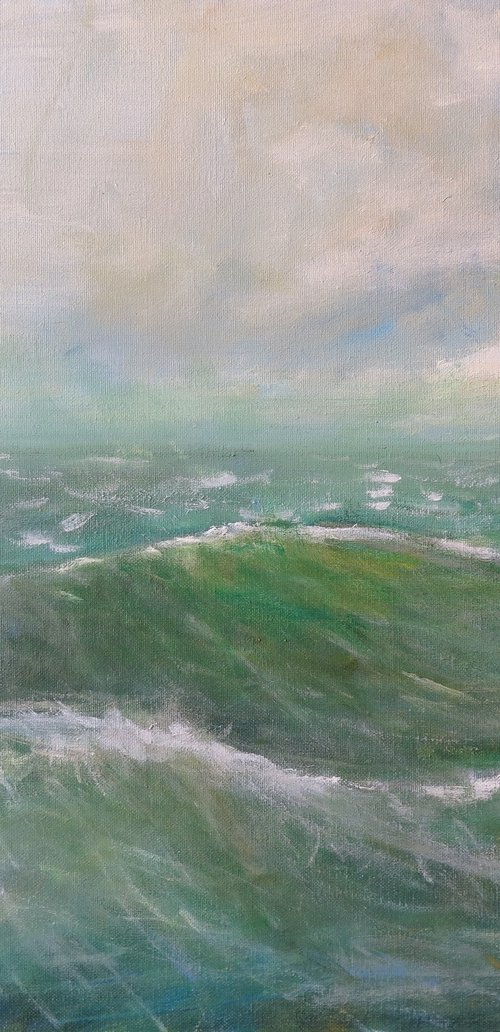 Bridlington Waves by Malcolm Ludvigsen