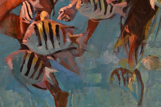 Dancing underwater