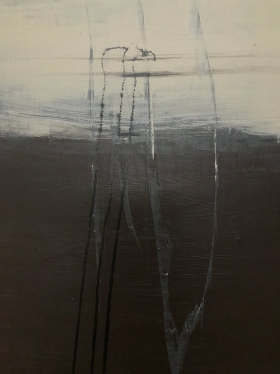 Seen In The Sky Minimalist Painting