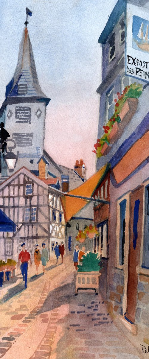 Honfleur, Normandy, France by Peter Day