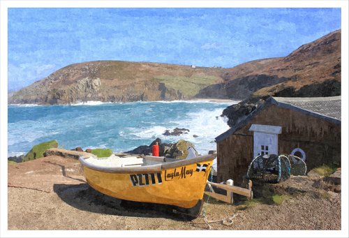 Boat Ashore by David Lacey