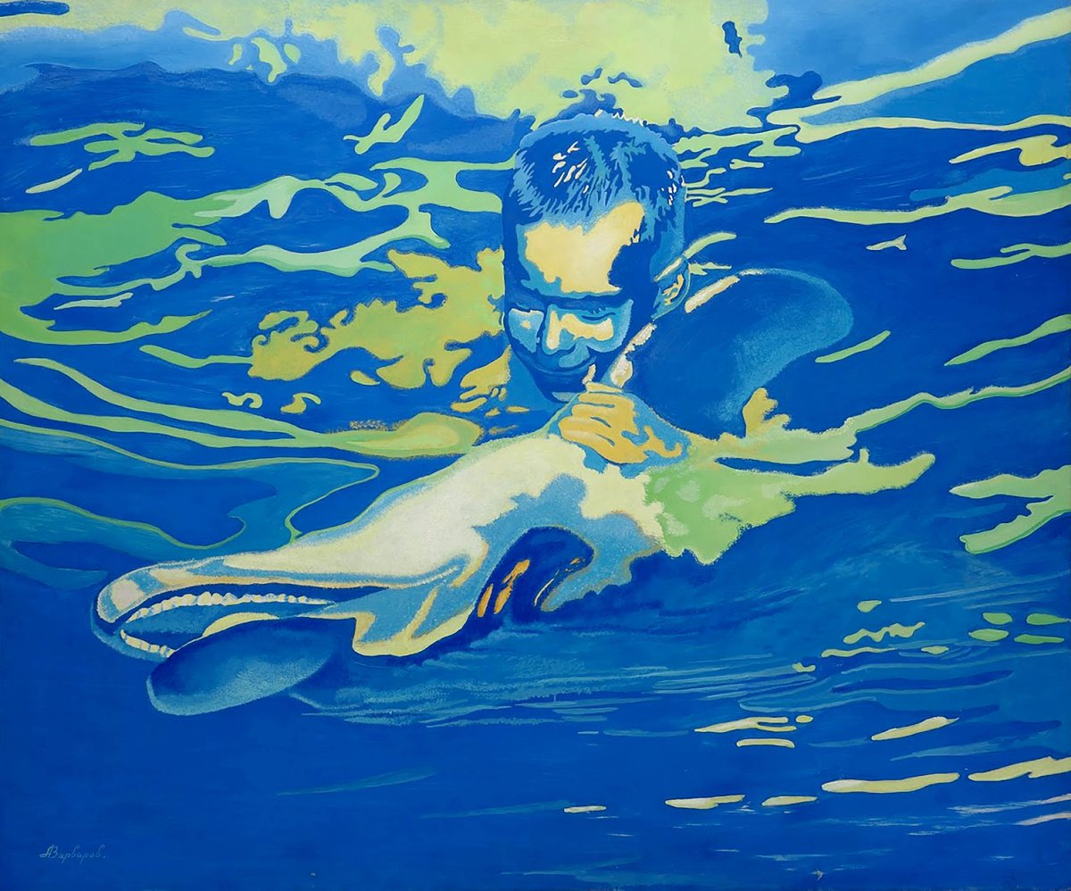 Impressionistic Landscape Oil Painting By Anatolii Varvarov, 54 X 45, A Touch Of A Dream, Original Artwork