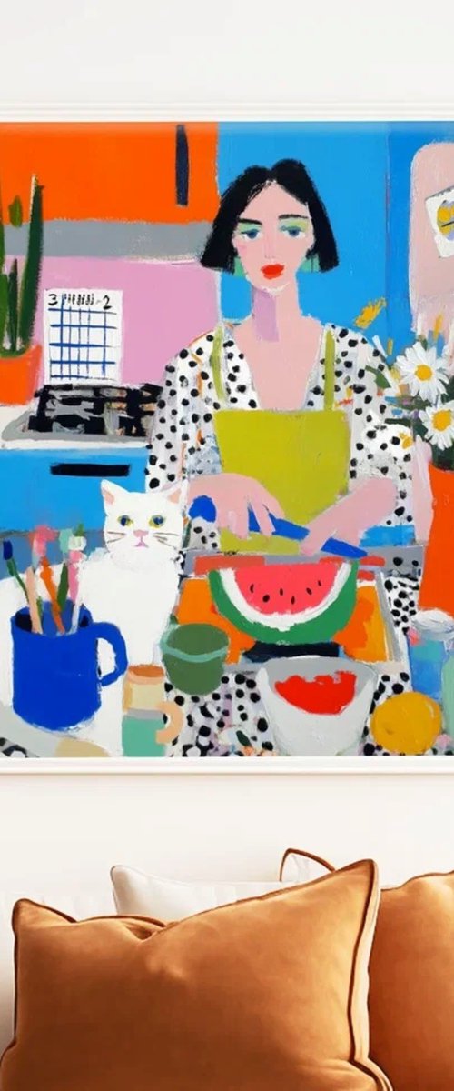 Dopamine Decor Kitchen by Sasha Robinson