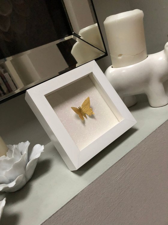 Gold Leaf Butterfly Box