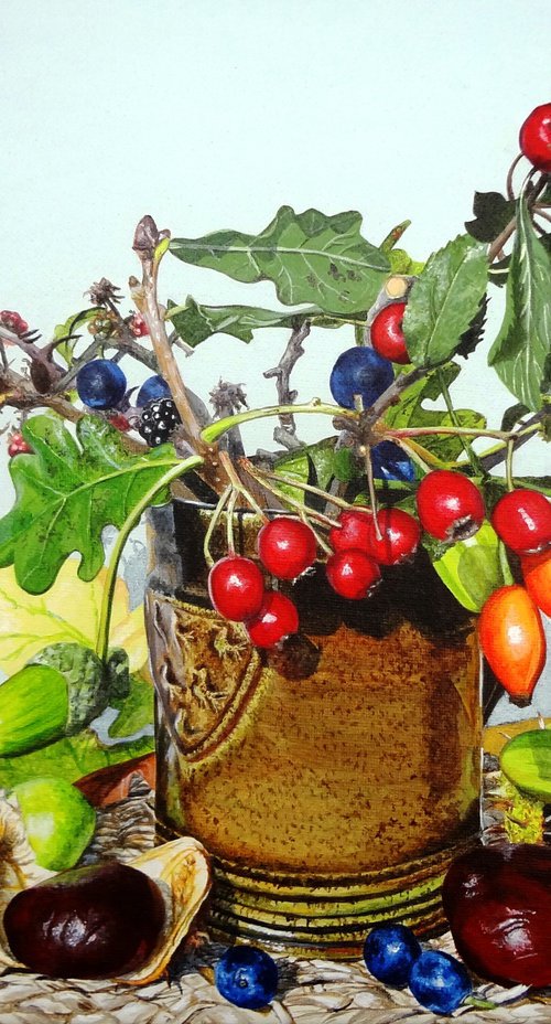 Hedgerow Harvest by Paula Oakley