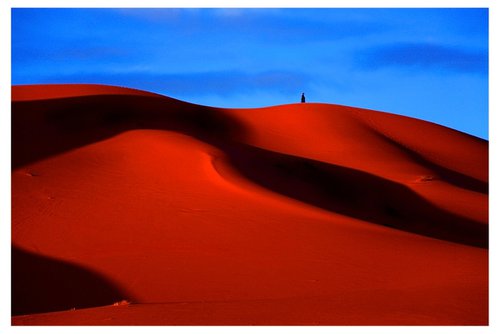 Saharan sand by Louise O'Gorman