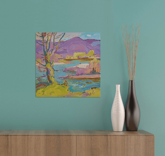 River in spring
