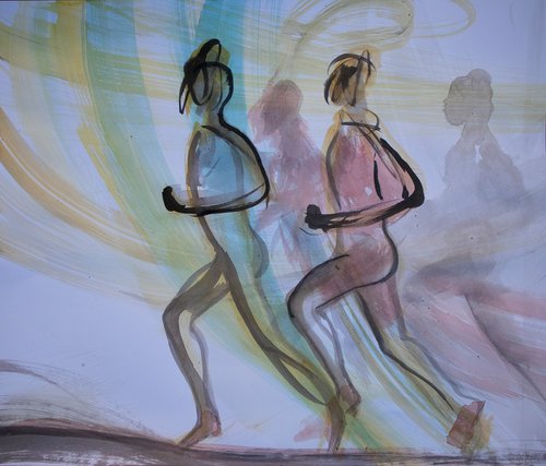 Runners high by René Goorman
