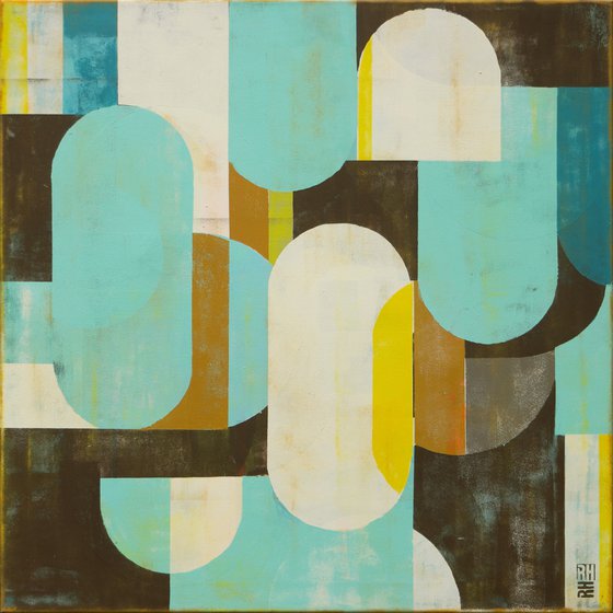 Traffic Turquoise & Brown