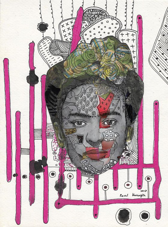 Portrait of Frida # 10