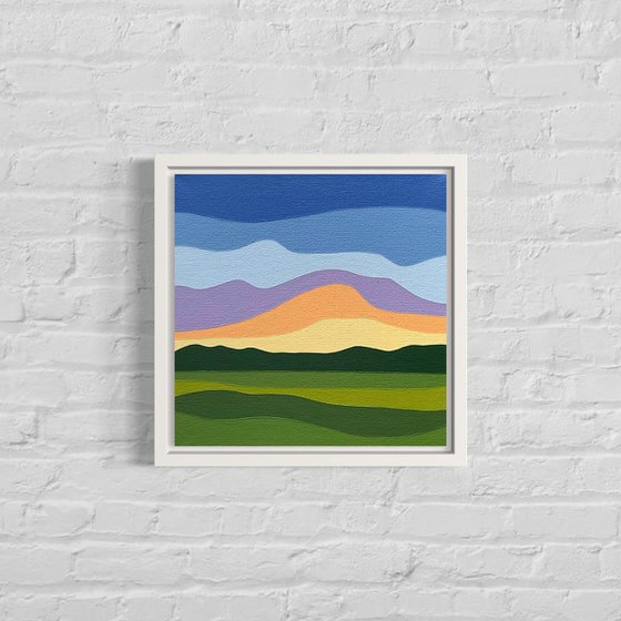 Sunrise over the Fields