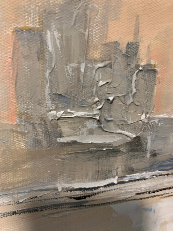 Quiet Waters. Morning Flight landscape.